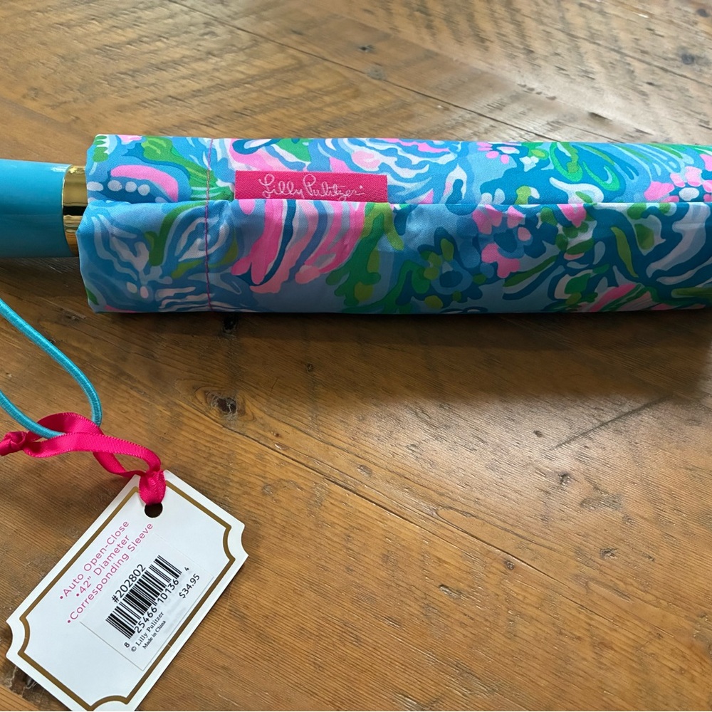 Lilly Pulitzer Colorful Patterned Umbrella
